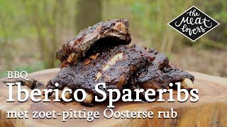 Iberico Spareribs met Zoetpittige Oosterse Rub  Jonathan Zandbergen  The Meatlovers [upl. by Ahusoj219]