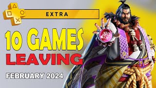 PS Plus Extra amp Premium Games February 2024  10 Games Are Leaving  2 Easy amp Quick Platinum Games [upl. by Darrelle]