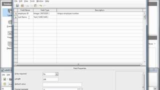 LibreOffice Base 01 Create a Database Create a Table [upl. by Duleba]