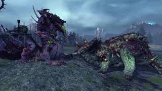 Feral Stegadon VS Hell Pit Abomination  Total War Warhammer 2 [upl. by Celle529]