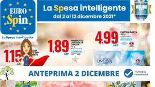 VOLANTINO EUROSPIN dal 2 al 12 dicembre 2021 [upl. by Quintina]