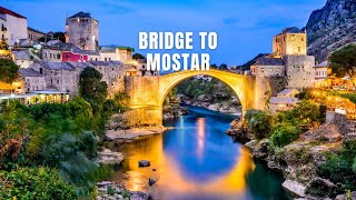 Bridge to Mostar mostar bosniaandherzegovina [upl. by Demha]