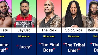 Nicknames of WWE Anoai Family Wrestlers [upl. by Belding]