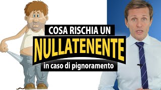 Cosa rischia un nullatenente in caso di pignoramento  avv Angelo Greco [upl. by Akehsyt432]