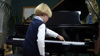 ALBERTO CARTUCCIA CINGOLANI 6 yo plays MOZART FANTASY K 397 [upl. by Reldnahc183]