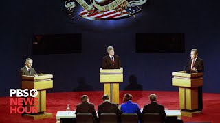 Bush Clinton Perot The first 1992 presidential debate [upl. by Lebatsirc]