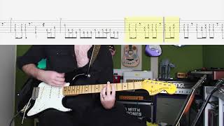 Deep Purple  Rat Bat Blue Guitar LESSON [upl. by Philipson]