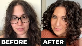 I Tried the Curly Girl Method for the First Time [upl. by Jacquette]