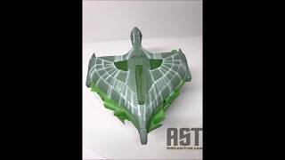 Romulan Warbird build part 7  Painting the ship [upl. by Ailimat695]