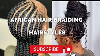 💯 2023 Cute African Hair Braiding Hairstyles For Women [upl. by Petrina672]