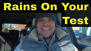 What To Do If It Rains On Your Driving Test [upl. by Allin]