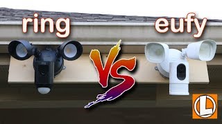 Eufy Floodlight Camera vs Ring Floodlight Cam  Video amp Audio Quality Comparison  Features [upl. by Leiram]