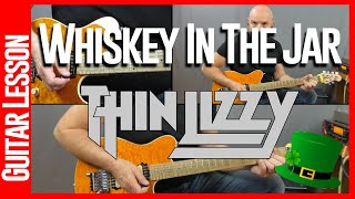 Whiskey In The Jar  Metallica  Tabs  Guitar Cover  Lesson  Solo  All Guitar Parts [upl. by Cuyler]