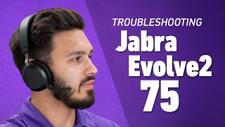 Jabra Evolve2 75 Mic Problems Try This [upl. by Marcell]