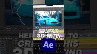 3D Lightning Effect In After Effects ⚡️ [upl. by Hutchings]