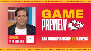 Game Preview with Peter Schrager AFC Championship  Chiefs vs Ravens [upl. by Acisset362]