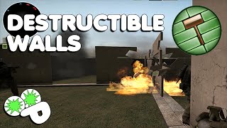 Valve Hammer Editor  Destructible Walls [upl. by Fawnia201]