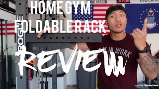 ROGUE HOME FOLDABLE GYM RACK REVIEW  ATTACHMENTS YOU CAN BUY [upl. by Adnicaj]