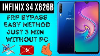 Infinix S4 X626B Frp bypass [upl. by Seabrook445]