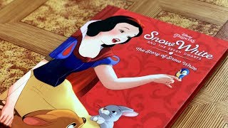 Disneys Snow White and The Seven Dwarfs Deluxe Storybook Review [upl. by Adolf563]