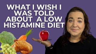 Low Histamine Diet Basics amp Tips [upl. by Hayley]