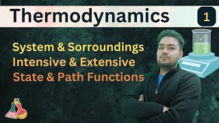 Chemical Thermodynamics 1  State and Path Functions  Class 11 Chemistry Thermodynamics [upl. by Vanzant]