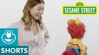 Sesame Street Whats Your Sport  Olympic Athletes with Elmo and Cookie Monster [upl. by Ingham964]