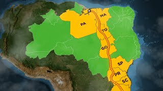 O Ambicioso Projeto do Brasil vai finalmente conectar o Norte ao Sul [upl. by Damiani307]