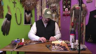 How to Make Fancy Dance Bustles Pow Wow Regalia Part 2 [upl. by Siuluj]