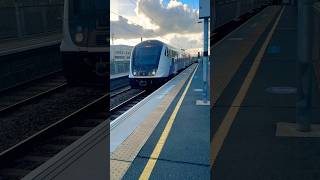 Elizabeth line train speeding past West Ealing station [upl. by Lelith]