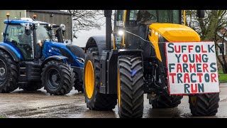 Suffolk YFC Charity Tractor Run 2024 [upl. by Adamec]