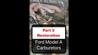 Ford Model A Howto Carbs Part 2 Restoration amp cleaning carbs ford car restoration carburetor [upl. by Arracahs]