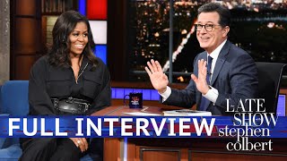 Full Interview Michelle Obama Talks To Stephen Colbert [upl. by Eetsim]