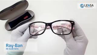 Unboxing rame ochelari de vedere unisex RAYBAN RX5228 5014 – LENSARO [upl. by Feld]