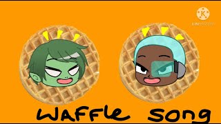 WAFFLES WAFFLES WAFFLES  the waffle song  teen titans GO [upl. by Namara985]