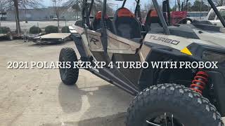 2021 Polaris RZR XP 4 Turbo with ProBox [upl. by Ferrel254]