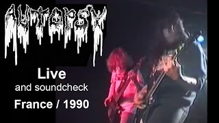 AUTOPSY  Live 1990  soundcheck Death metal old school [upl. by Petrick]