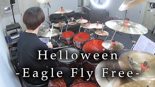 Helloween  quotEagle Fly Freequot Drum Cover [upl. by Ilrak]