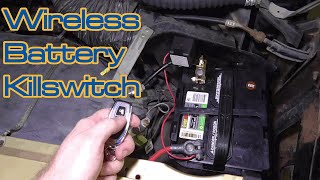 Remote Battery Disconnect Kit Install COZYEHOO [upl. by Osher]