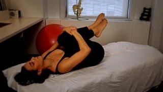 Why You Shouldnt Hug Knees to Chest  Back Pain Relief [upl. by Tinor]