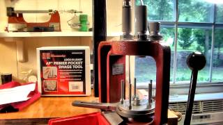 HORNADY AP PRIMER POCKET SWAGE TOOL REVIEW LNL AP PRESS [upl. by Ateuqram343]