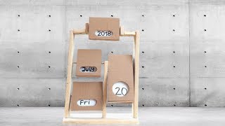 DIY Endless Calendar from Cardboard [upl. by Eeuqram685]