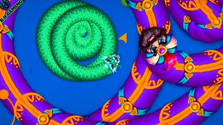 worms zoneio  cacing worms zone big food mod apk worms zone mod menu  snakegamevideo Rh gaming [upl. by Vaclav89]