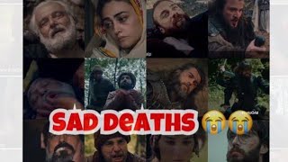 Ertugrul sad deaths emotional scenes death of brave hearts [upl. by Danya907]