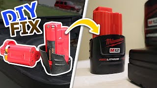 DIY Milwaukee M12 Battery Fix [upl. by Eggleston]