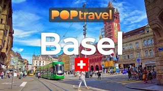 Walking in BASEL  Switzerland 🇨🇭 4K 60fps UHD [upl. by Ttnerb]