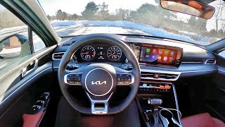 2022 Kia K5 GTLine AWD Sedan  POV Driving Impressions [upl. by Hare]