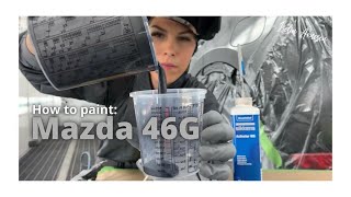 How to paint MAZDA 46G [upl. by Dnomyaw]