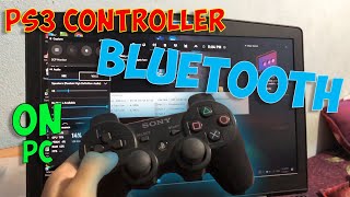 How to use DUALSHOCK 3 PS3 controller on PC using BLUETOOTHUSB [upl. by Bolton]