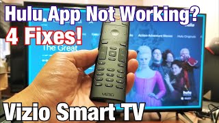 Hulu App Not Working on Vizio Smart TV Fixed [upl. by Phelan972]